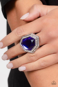 Paparazzi Ring - Paparazzi Smoldering Sass - Blue Ring