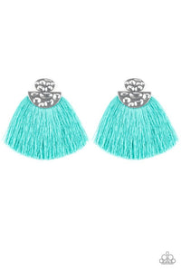 Paparazzi Earrings - Make Some PLUME - Blue