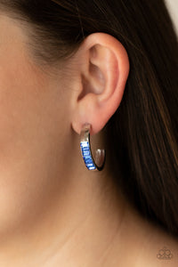 Paparazzi Earrings -  Bursting With Brilliance - Blue