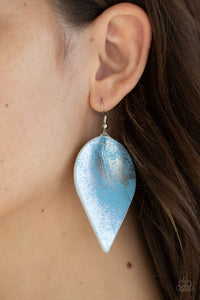 Paparazzi Earrings - Enchanted Shimmer - Blue